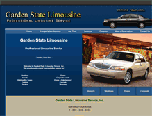 Tablet Screenshot of gardenstatelimoservice.com